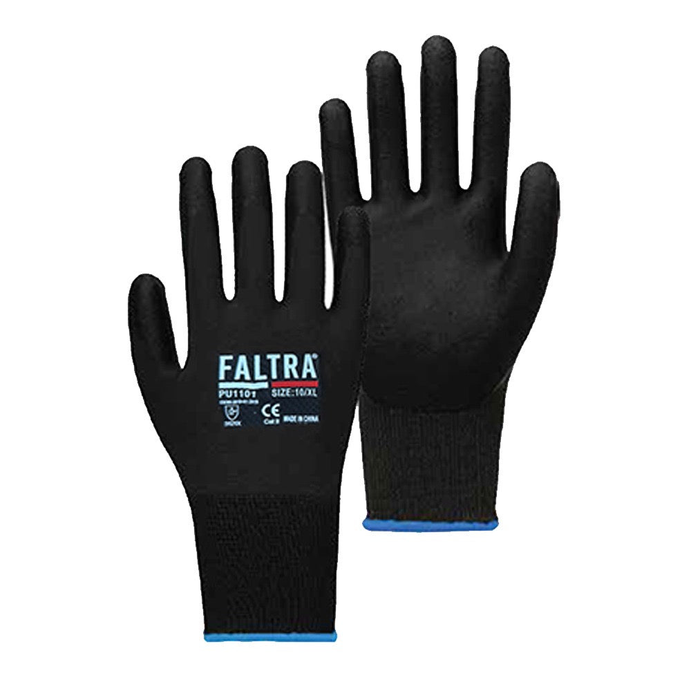 قفازات مطلية بالبولي يوريثان