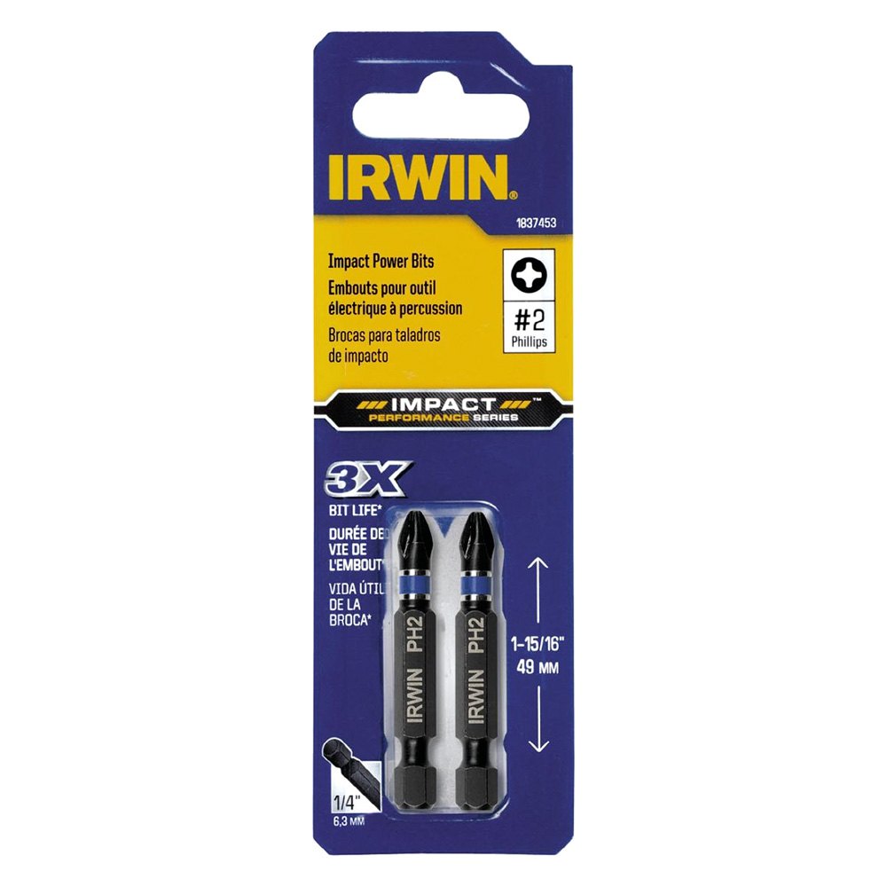 IRWIN® #2 Phillips Impact Power Bits