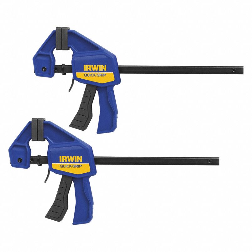 2-Pack 6 in Mini One Handed Bar Clamp
