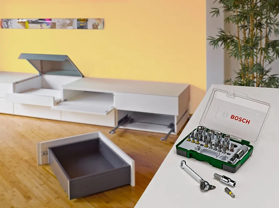 Bosch accessories and tools set 27 pieces| Advanced solutions tools| حلول متقدمة للعدد