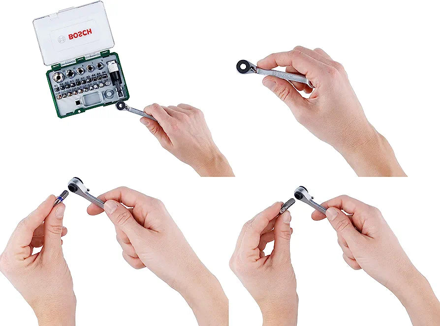 Bosch accessories and tools set 27 pieces| Advanced solutions tools| حلول متقدمة للعدد