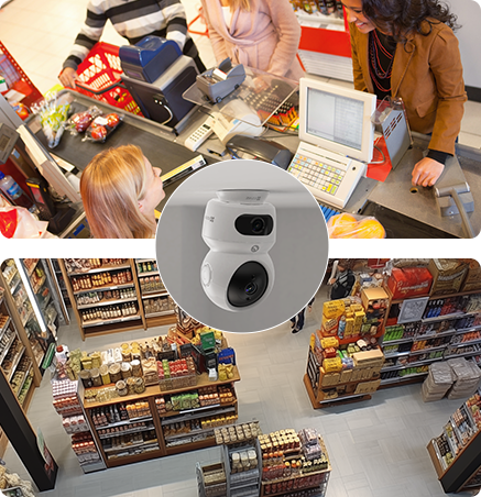 EZVIZ H7c 2K+2K Dual-lens Indoor Security Camera | advanced solutions for tools 