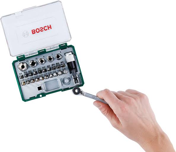Bosch accessories and tools set 27 pieces| Advanced solutions tools| حلول متقدمة للعدد