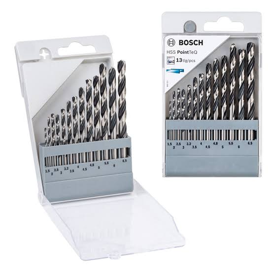 Bosch 13pcs metal drill bit set| Advanced solutions tools| حلول متقدمة للعدد