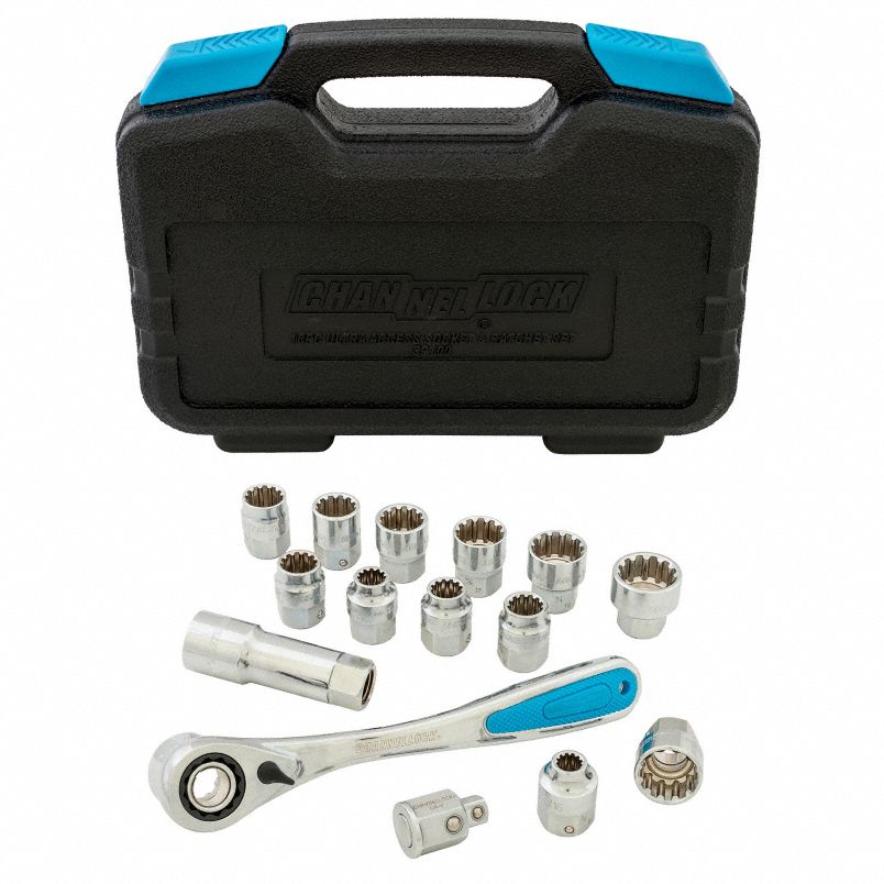16 PC. PASS-THRU UNI-FIT®  SOCKET SET