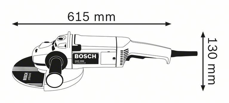 Angle Grinder GWS 2000 Professional - Advanced Solutions Tools II حلول متقدمة للعدد