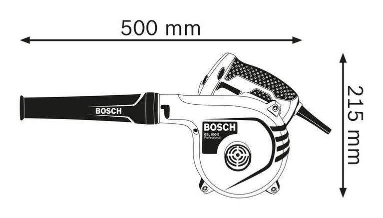 Blower with Dust Extraction GBL 800 E Professional - Advanced Solutions Tools II حلول متقدمة للعدد