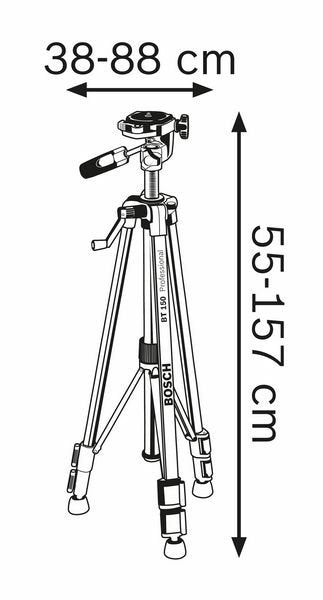 Building Tripod  BT 150 Professional - Advanced Solutions Tools II حلول متقدمة للعدد