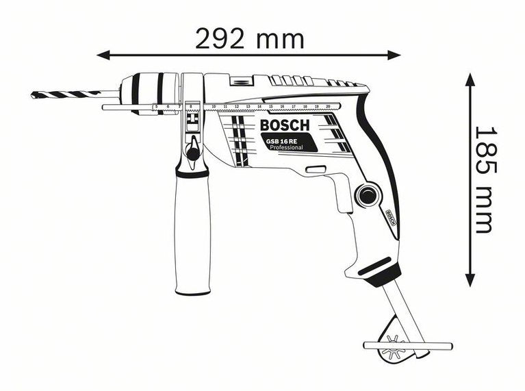 Impact Drill GSB 16 RE Professional - Advanced Solutions Tools II حلول متقدمة للعدد