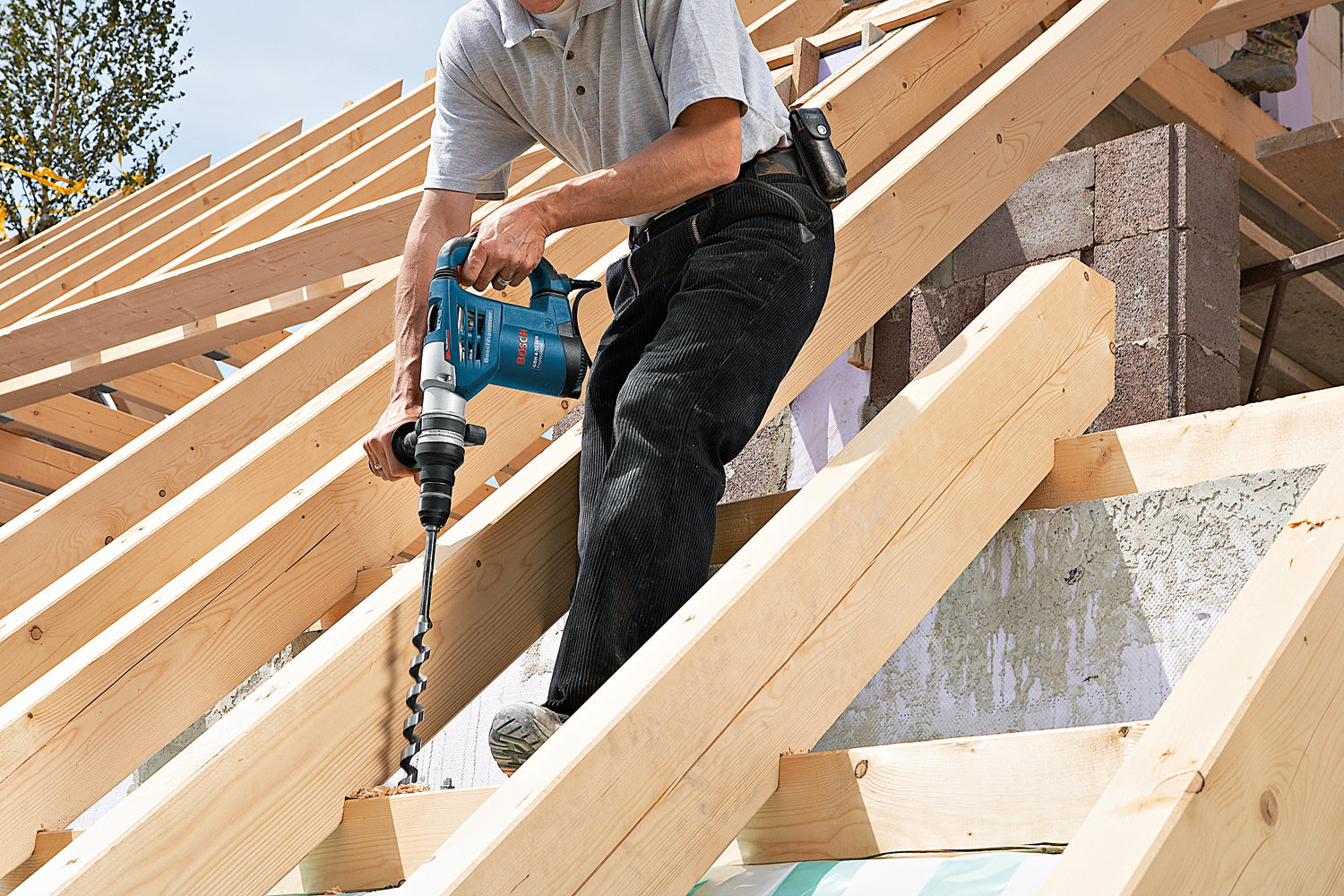 Rotary Hammer with SDS plus GBH 4-32 DFR Professional - Advanced Solutions Tools II حلول متقدمة للعدد