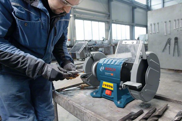 GBG 60-20 PROFESSIONAL DOUBLE-WHEELED BENCH GRINDER - Advanced Solutions Tools II حلول متقدمة للعدد