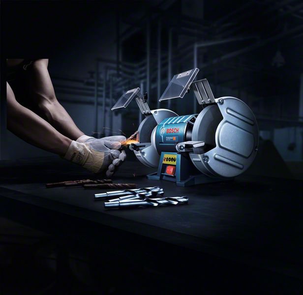 GBG 60-20 PROFESSIONAL DOUBLE-WHEELED BENCH GRINDER - Advanced Solutions Tools II حلول متقدمة للعدد